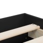 vidaXL Estructura cama con cajones madera ingeniería negra 200x200 cm vidaXL Estructura cama con cajones madera ingeniería negra 200x200 cm