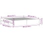 vidaXL Estructura cama con cajones madera ingeniería negra 200x200 cm vidaXL Estructura cama con cajones madera ingeniería negra 200x200 cm