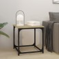 vidaXL Mesa auxiliar madera contrachapada roble Sonoma 40x40x40 cm vidaXL Mesa auxiliar madera contrachapada roble Sonoma 40x40x40 cm