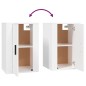 vidaXL Mueble para TV de pared blanco 40x34,5x60 cm