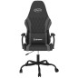 vidaXL Silla gaming de masaje cuero sintético negro y gris vidaXL Silla gaming de masaje cuero sintético negro y gris