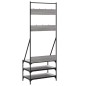 vidaXL Perchero con zapatero gris Sonoma 70x40x184 cm vidaXL Perchero con zapatero gris Sonoma 70x40x184 cm