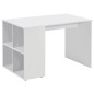FMD Escritorio con estantes laterales blanco 117x72,9x73,5 cm FMD Escritorio con estantes laterales blanco 117x72,9x73,5 cm