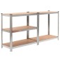 vidaXL Estantería resistente 5 niveles madera de ingeniería y acero vidaXL Estantería resistente 5 niveles madera de ingeniería y acero