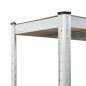 vidaXL Estantería resistente 5 niveles madera de ingeniería y acero vidaXL Estantería resistente 5 niveles madera de ingeniería y acero