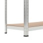 vidaXL Estantería resistente 5 niveles madera de ingeniería y acero vidaXL Estantería resistente 5 niveles madera de ingeniería y acero