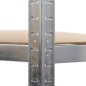 vidaXL Estantería resistente 5 niveles madera de ingeniería y acero vidaXL Estantería resistente 5 niveles madera de ingeniería y acero