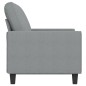 vidaXL Sofá de 2 plazas de tela gris claro 120 cm vidaXL Sofá de 2 plazas de tela gris claro 120 cm