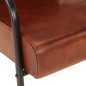 vidaXL Sillón de cuero auténtico marrón vidaXL Sillón de cuero auténtico marrón