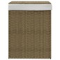 vidaXL Cesto para la ropa sucia con tapa ratán sintético 46x33x60 cm vidaXL Cesto para la ropa sucia con tapa ratán sintético 46x33x60 cm