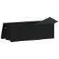 vidaXL Banco de almacenaje plegable de PVC negro vidaXL Banco de almacenaje plegable de PVC negro