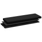 vidaXL Banco de almacenaje plegable de PVC negro vidaXL Banco de almacenaje plegable de PVC negro