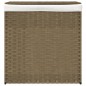 vidaXL Cesto de ropa sucia con 2 secciones ratán sintético 53x35x57 cm vidaXL Cesto de ropa sucia con 2 secciones ratán sintético 53x35x57 cm