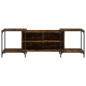 vidaXL Mueble de TV madera de ingeniería roble ahumado 153x37x50 cm