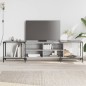vidaXL Mueble de TV madera de ingeniería gris Sonoma 203x37x50 cm