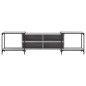 vidaXL Mueble de TV madera de ingeniería gris Sonoma 203x37x50 cm