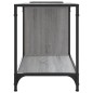 vidaXL Mueble de TV madera de ingeniería gris Sonoma 203x37x50 cm