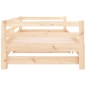 vidaXL Sofá cama nido madera maciza de pino 80x200 cm