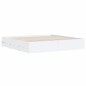 vidaXL Estructura cama con cajones madera ingeniería blanca 180x200 cm vidaXL Estructura cama con cajones madera ingeniería blanca 180x200 cm