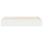 vidaXL Estructura cama con cajones madera ingeniería blanca 180x200 cm vidaXL Estructura cama con cajones madera ingeniería blanca 180x200 cm