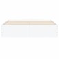 vidaXL Cama con cajones madera de ingeniería blanca 140x190 cm vidaXL Cama con cajones madera de ingeniería blanca 140x190 cm