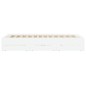 vidaXL Cama con cajones madera de ingeniería blanca 140x190 cm vidaXL Cama con cajones madera de ingeniería blanca 140x190 cm