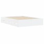 vidaXL Cama con cajones madera de ingeniería blanco 120x190 cm