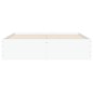 vidaXL Cama con cajones madera de ingeniería blanco 120x190 cm