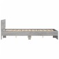 vidaXL Estructura de cama con cabecero gris Sonoma 120x190 cm vidaXL Estructura de cama con cabecero gris Sonoma 120x190 cm