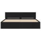vidaXL Estructura de cama con cabecero y luces LED negra 200x200 cm vidaXL Estructura de cama con cabecero y luces LED negra 200x200 cm