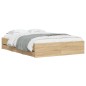 vidaXL Cama con cajones madera de ingeniería roble Sonoma 120x190 cm vidaXL Cama con cajones madera de ingeniería roble Sonoma 120x190 cm