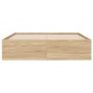 vidaXL Cama con cajones madera de ingeniería roble Sonoma 120x190 cm vidaXL Cama con cajones madera de ingeniería roble Sonoma 120x190 cm