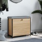 vidaXL Banco zapatero con cajón abatible roble Sonoma 62x32x56 cm vidaXL Banco zapatero con cajón abatible roble Sonoma 62x32x56 cm