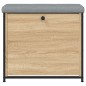 vidaXL Banco zapatero con cajón abatible roble Sonoma 62x32x56 cm vidaXL Banco zapatero con cajón abatible roble Sonoma 62x32x56 cm