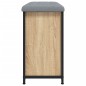 vidaXL Banco zapatero con cajón abatible roble Sonoma 62x32x56 cm vidaXL Banco zapatero con cajón abatible roble Sonoma 62x32x56 cm