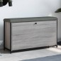 vidaXL Banco zapatero con cajón abatible gris Sonoma 102x32x56 cm vidaXL Banco zapatero con cajón abatible gris Sonoma 102x32x56 cm