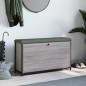 vidaXL Banco zapatero con cajón abatible gris Sonoma 102x32x56 cm vidaXL Banco zapatero con cajón abatible gris Sonoma 102x32x56 cm