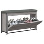 vidaXL Banco zapatero con cajón abatible gris Sonoma 102x32x56 cm vidaXL Banco zapatero con cajón abatible gris Sonoma 102x32x56 cm