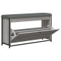 vidaXL Banco zapatero con cajón abatible gris Sonoma 102x32x56 cm vidaXL Banco zapatero con cajón abatible gris Sonoma 102x32x56 cm