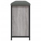 vidaXL Banco zapatero con cajón abatible gris Sonoma 102x32x56 cm vidaXL Banco zapatero con cajón abatible gris Sonoma 102x32x56 cm
