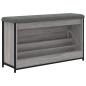 vidaXL Banco zapatero con cajón abatible gris Sonoma 102x32x56 cm vidaXL Banco zapatero con cajón abatible gris Sonoma 102x32x56 cm
