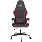 vidaXL Silla gaming de masaje cuero sintético negro y rojo vino tinto vidaXL Silla gaming de masaje cuero sintético negro y rojo vino tinto