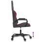 vidaXL Silla gaming de masaje cuero sintético negro y rojo vino tinto vidaXL Silla gaming de masaje cuero sintético negro y rojo vino tinto