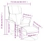 vidaXL Sillón de masaje reclinable con reposapiés cuero sintético gris vidaXL Sillón de masaje reclinable con reposapiés cuero sintético gris
