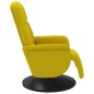 vidaXL Sillón reclinable masaje con reposapiés terciopelo amarillo vidaXL Sillón reclinable masaje con reposapiés terciopelo amarillo