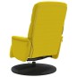 vidaXL Sillón reclinable masaje con reposapiés terciopelo amarillo vidaXL Sillón reclinable masaje con reposapiés terciopelo amarillo