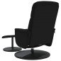 vidaXL Sillón reclinable con reposapiés terciopelo negro vidaXL Sillón reclinable con reposapiés terciopelo negro