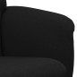 vidaXL Sillón reclinable con reposapiés terciopelo negro vidaXL Sillón reclinable con reposapiés terciopelo negro