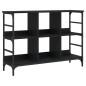 vidaXL Aparador de madera de ingeniería negro 102x32x73,5 cm vidaXL Aparador de madera de ingeniería negro 102x32x73,5 cm
