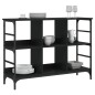 vidaXL Aparador de madera de ingeniería negro 102x32x73,5 cm vidaXL Aparador de madera de ingeniería negro 102x32x73,5 cm